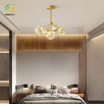 โคมไฟเพดาน LED คริสตัลตกแต่งสร้างสรรค์ H370mm สำหรับห้องนอนห้องนั่งเล่น