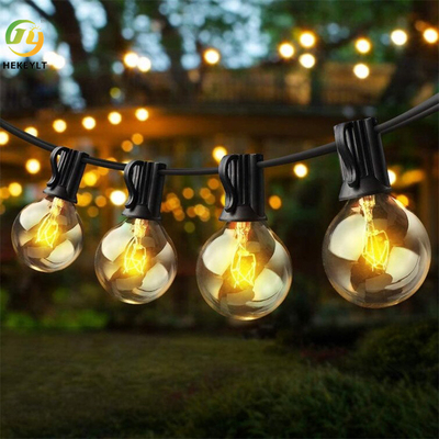 ไฟ LED กันน้ำกลางแจ้งเชิงพาณิชย์ Solar Powered Globe String Light