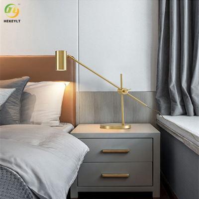 G9 X 1 ทองเหลือง ทองแดง โคมไฟข้างเตียงห้องนอนหรูหราห้องศึกษา