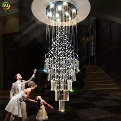 Gu10 โคมระย้าคริสตัลโคมระย้าไฟ LED ออกแบบงานแต่งงานที่ชัดเจน