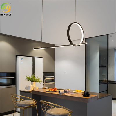 โคมไฟแขวนอลูมิเนียมแบบปรับได้สำหรับห้องครัวห้องรับประทานอาหารห้องนั่งเล่น