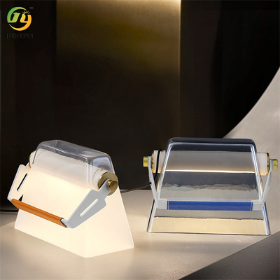 GU10 1-Light Iron Plating And Glass Smoke Grey Pendant For Bedroom