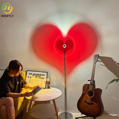 โคมไฟตั้งโต๊ะ Led ข้างเตียงหัวใจรักสีแดงสำหรับห้องนอนตกแต่งบรรยากาศโรแมนติก