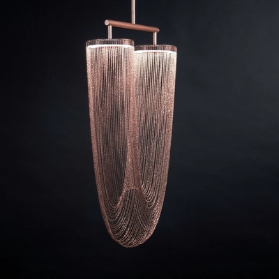 ห้องครัว อลูมิเนียม โมเดิร์น นอร์ดิก Pendant Light สํานักงานพาณิชย์ LED Tassels การตกแต่งห้องอาหาร