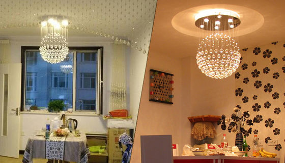 Luxury Nordic Drop โคมไฟคริสตัลสแตนเลสสตีลสำหรับโรงแรม